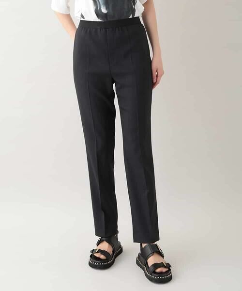 美品 ヒロココシノ HIROKO KOSHINO ストレッチ素材 ダブルジップ ジャケット 大きいサイズ40 11号 ネイビー ジャケットガーデ  ヒロココシノ(HIROKO KOSHINO FEMME)HRL3001A レディス コンビ素材