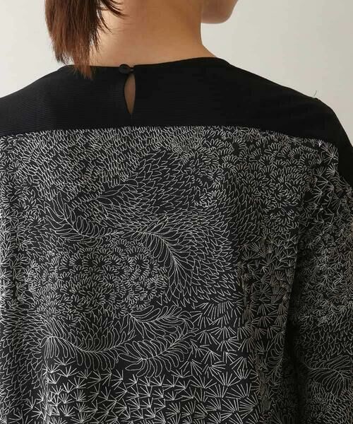 HIROKO KOSHINO / ヒロココシノ チュニック | リブジョイント松葉柄デザインチュニック /日本製/洗える | 詳細4