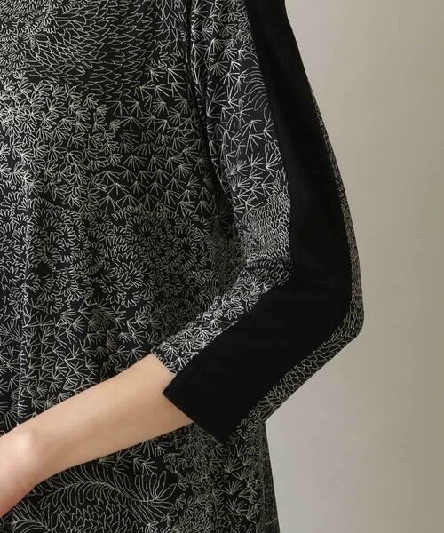 HIROKO KOSHINO / ヒロココシノ チュニック | リブジョイント松葉柄デザインチュニック /日本製/洗える | 詳細5