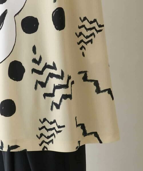 HIROKO KOSHINO / ヒロココシノ チュニック | アートモチーフプリントチュニック /日本製/洗える | 詳細6