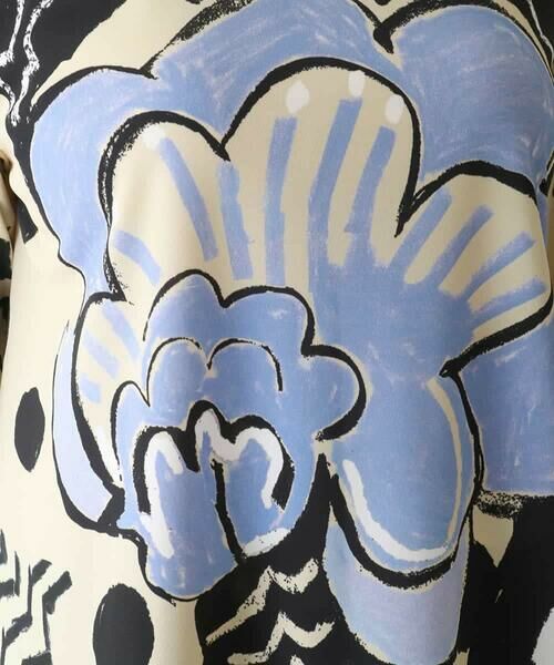HIROKO KOSHINO / ヒロココシノ チュニック | アートモチーフプリントチュニック /日本製/洗える | 詳細7