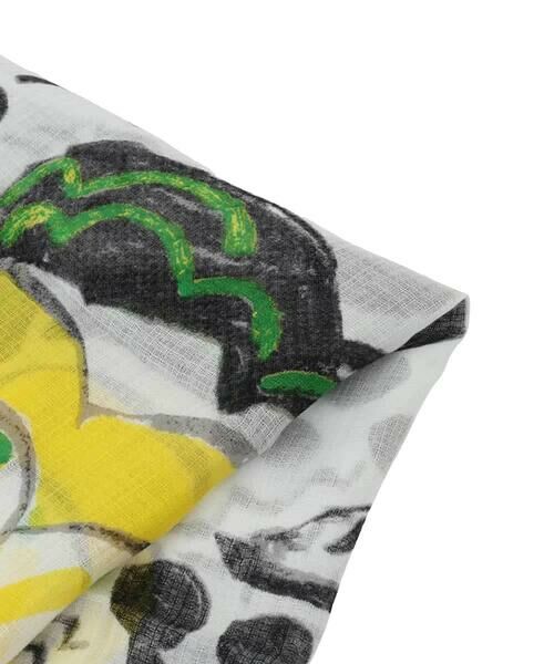 HIROKO KOSHINO / ヒロココシノ マフラー・ショール・スヌード・ストール | FREESIAコットンプリントストール /洗える | 詳細4