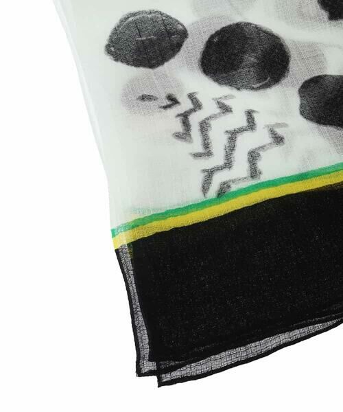 HIROKO KOSHINO / ヒロココシノ マフラー・ショール・スヌード・ストール | FREESIAコットンプリントストール /洗える | 詳細5