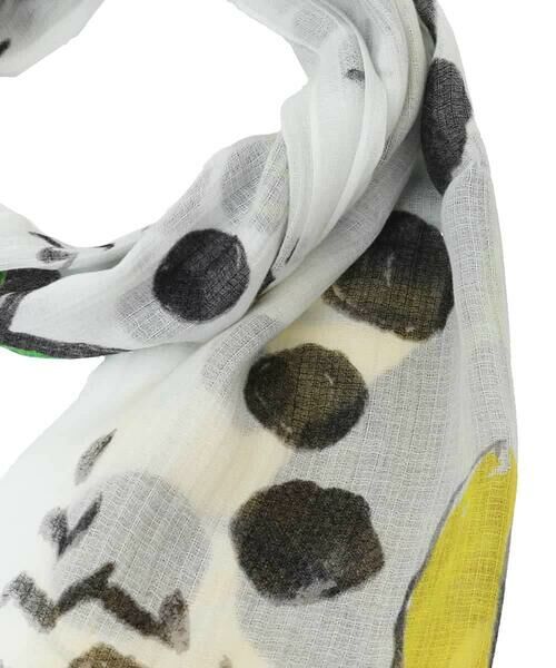 HIROKO KOSHINO / ヒロココシノ マフラー・ショール・スヌード・ストール | FREESIAコットンプリントストール /洗える | 詳細6