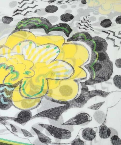 HIROKO KOSHINO / ヒロココシノ マフラー・ショール・スヌード・ストール | FREESIAコットンプリントストール /洗える | 詳細7