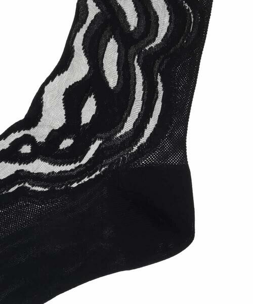 HIROKO KOSHINO / ヒロココシノ その他小物 | FREESIAシースルーハイソックス/日本製/洗濯機で洗える | 詳細5