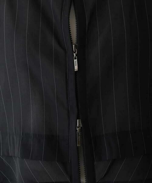 HIROKO KOSHINO / ヒロココシノ シャツ・ブラウス | ジップアップオーガンジーブラウス/洗える | 詳細9