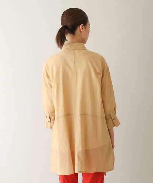 HIROKO KOSHINO / ヒロココシノ チュニック | アシンメトリー切り替えチュニックブラウス/洗える | 詳細3