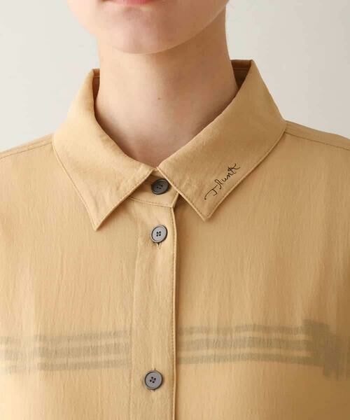 HIROKO KOSHINO / ヒロココシノ チュニック | アシンメトリー切り替えチュニックブラウス/洗える | 詳細4