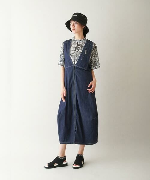 HIROKO KOSHINO / ヒロココシノ ロング・マキシ丈スカート | ストレッチデニムジャンパースカート/洗える | 詳細11