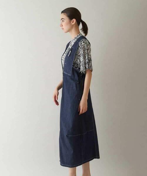 HIROKO KOSHINO / ヒロココシノ ロング・マキシ丈スカート | ストレッチデニムジャンパースカート/洗える | 詳細2