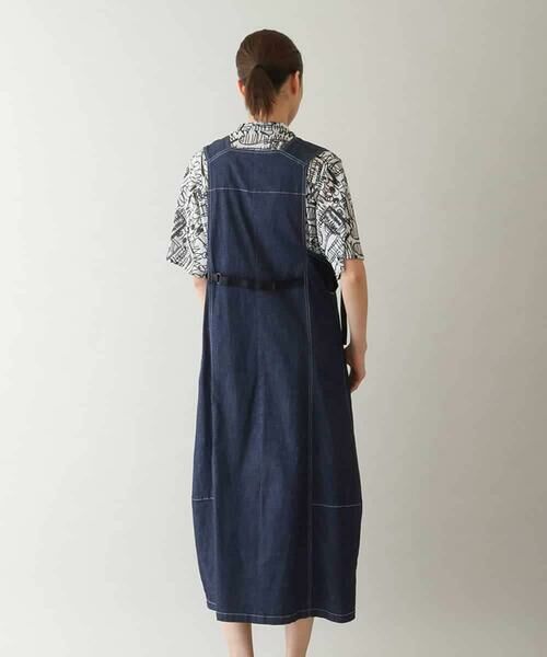 HIROKO KOSHINO / ヒロココシノ ロング・マキシ丈スカート | ストレッチデニムジャンパースカート/洗える | 詳細3