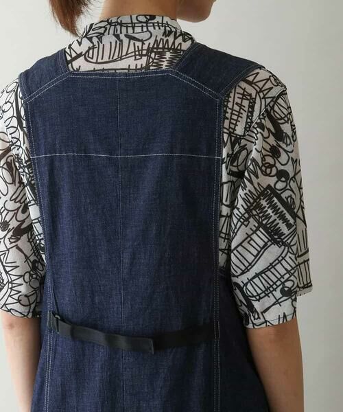 HIROKO KOSHINO / ヒロココシノ ロング・マキシ丈スカート | ストレッチデニムジャンパースカート/洗える | 詳細5