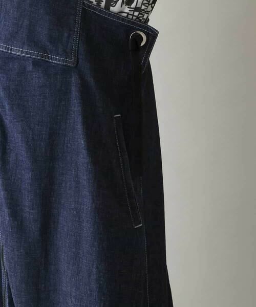 HIROKO KOSHINO / ヒロココシノ ロング・マキシ丈スカート | ストレッチデニムジャンパースカート/洗える | 詳細7
