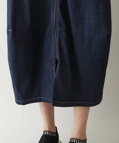 HIROKO KOSHINO / ヒロココシノ ロング・マキシ丈スカート | ストレッチデニムジャンパースカート/洗える | 詳細9