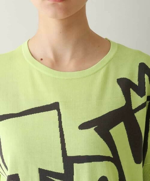 HIROKO KOSHINO / ヒロココシノ ニット・セーター | ネコモチーフロゴニットプルオーバー/洗える | 詳細3