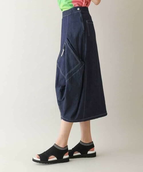 HIROKO KOSHINO / ヒロココシノ ロング・マキシ丈スカート | ストレッチデニムスカート/洗える | 詳細1