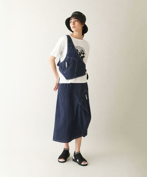 HIROKO KOSHINO / ヒロココシノ ロング・マキシ丈スカート | ストレッチデニムスカート/洗える | 詳細11