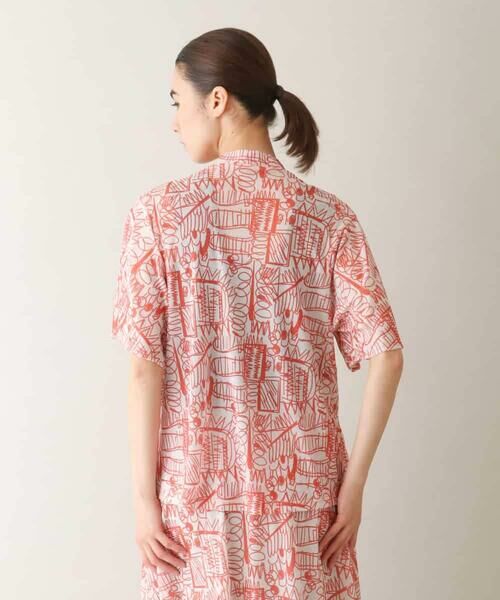 HIROKO KOSHINO / ヒロココシノ カットソー | 幾何柄プリントプルオーバー/洗える | 詳細2