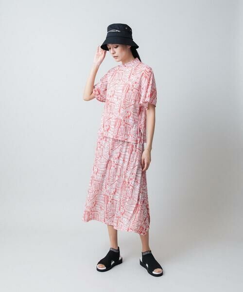 HIROKO KOSHINO / ヒロココシノ カットソー | 幾何柄プリントプルオーバー/洗える | 詳細9