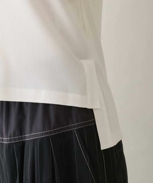 HIROKO KOSHINO / ヒロココシノ タンクトップ | 異素材ドッキングタンクトップ /日本製/洗える | 詳細6