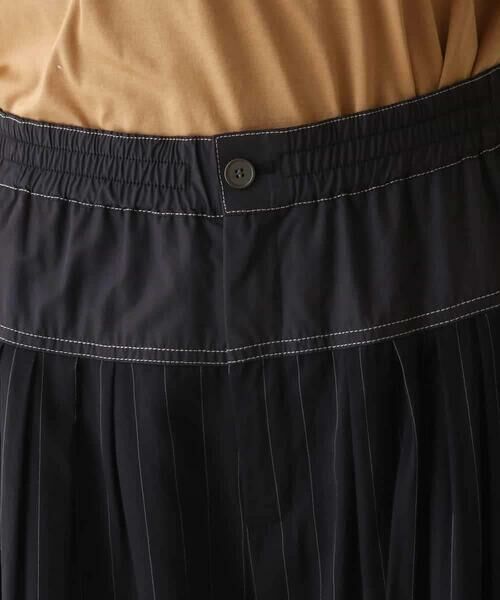 HIROKO KOSHINO / ヒロココシノ その他パンツ | ストライプオーガンジーワイドパンツ /洗える | 詳細3