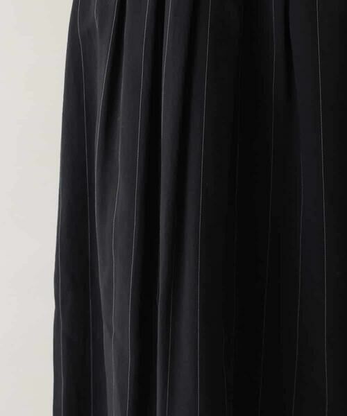 HIROKO KOSHINO / ヒロココシノ その他パンツ | ストライプオーガンジーワイドパンツ /洗える | 詳細7