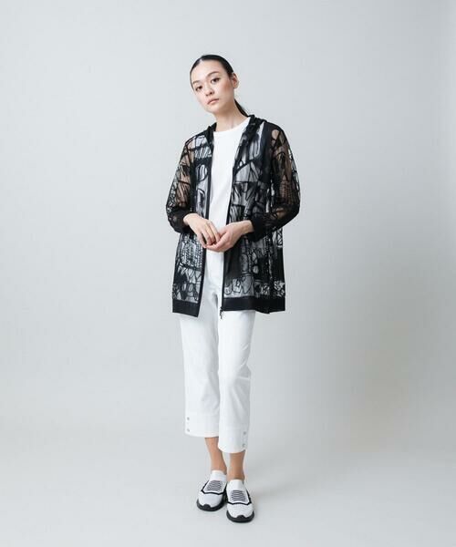 HIROKO KOSHINO / ヒロココシノ チノ・ワークパンツ | ドットボタンアクセントパンツ /洗える | 詳細10