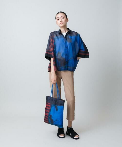 HIROKO KOSHINO / ヒロココシノ チノ・ワークパンツ | ドットボタンアクセントパンツ /洗える | 詳細11