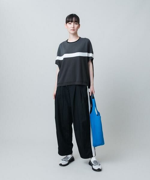 HIROKO KOSHINO / ヒロココシノ チノ・ワークパンツ | サイドラインナイロンパンツ /洗える | 詳細10