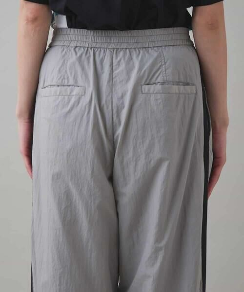 HIROKO KOSHINO / ヒロココシノ チノ・ワークパンツ | サイドラインナイロンパンツ /洗える | 詳細5
