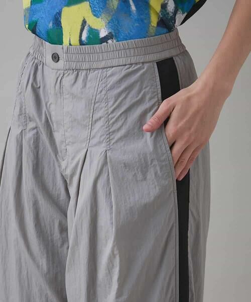 HIROKO KOSHINO / ヒロココシノ チノ・ワークパンツ | サイドラインナイロンパンツ /洗える | 詳細6