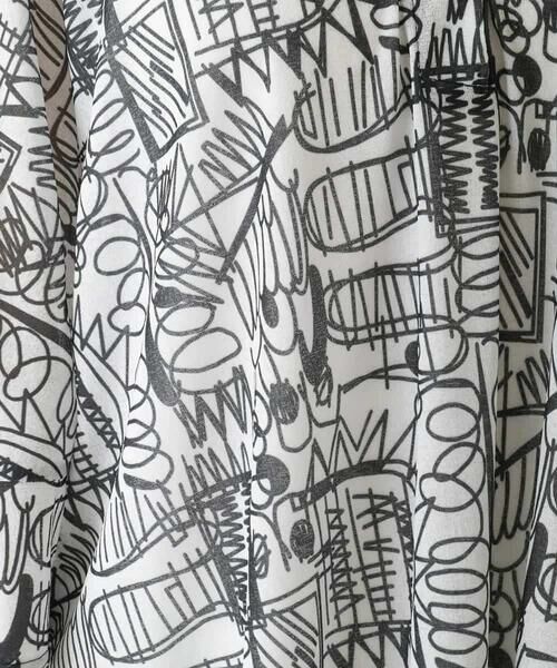 HIROKO KOSHINO / ヒロココシノ チュニック | 幾何柄プリントポロチュニック /洗える | 詳細7