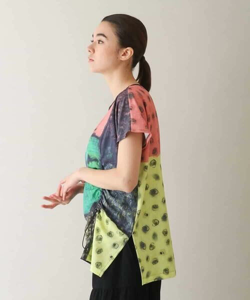 HIROKO KOSHINO / ヒロココシノ チュニック | ネコモチーフアートプリントチュニック/日本製/洗える | 詳細12