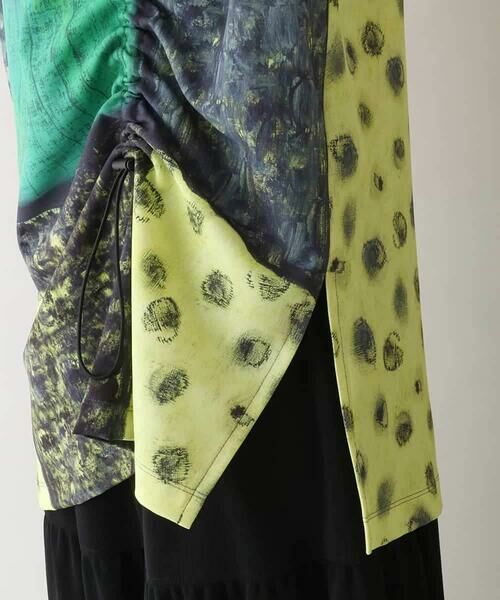 HIROKO KOSHINO / ヒロココシノ チュニック | ネコモチーフアートプリントチュニック/日本製/洗える | 詳細3