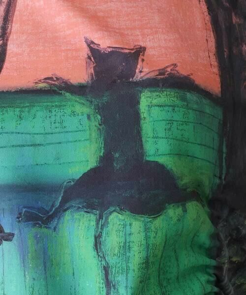 HIROKO KOSHINO / ヒロココシノ チュニック | ネコモチーフアートプリントチュニック/日本製/洗える | 詳細5