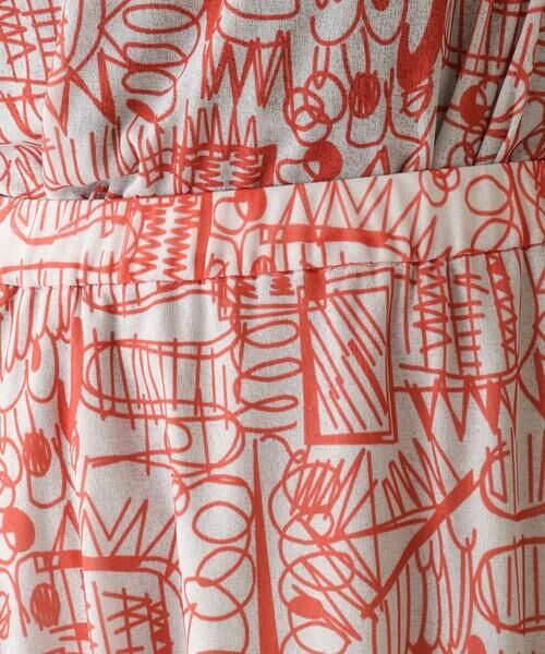 HIROKO KOSHINO / ヒロココシノ ロング・マキシ丈スカート | 幾何柄プリントフレアスカート/洗える | 詳細3