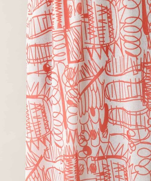 HIROKO KOSHINO / ヒロココシノ ロング・マキシ丈スカート | 幾何柄プリントフレアスカート/洗える | 詳細8