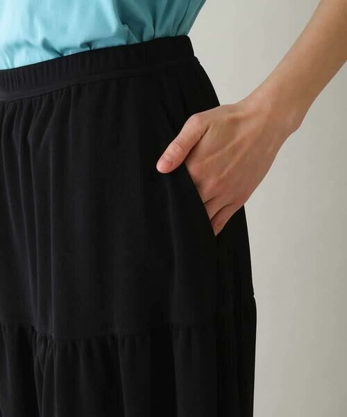 HIROKO KOSHINO / ヒロココシノ その他パンツ | 異素材ドッキングサルエルジャージパンツ/日本製/洗える | 詳細5