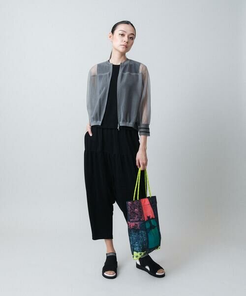 HIROKO KOSHINO / ヒロココシノ その他アウター | シアーニットジップブルゾン/洗える | 詳細10