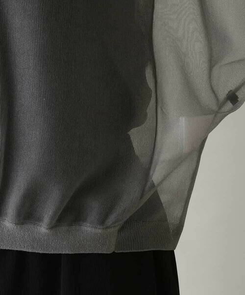HIROKO KOSHINO / ヒロココシノ その他アウター | シアーニットジップブルゾン/洗える | 詳細7