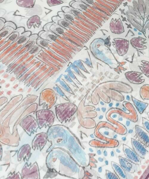 HIROKO KOSHINO / ヒロココシノ マフラー・ショール・スヌード・ストール | ペンギンプリントスカーフ | 詳細1