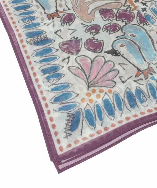 HIROKO KOSHINO / ヒロココシノ マフラー・ショール・スヌード・ストール | ペンギンプリントスカーフ | 詳細2