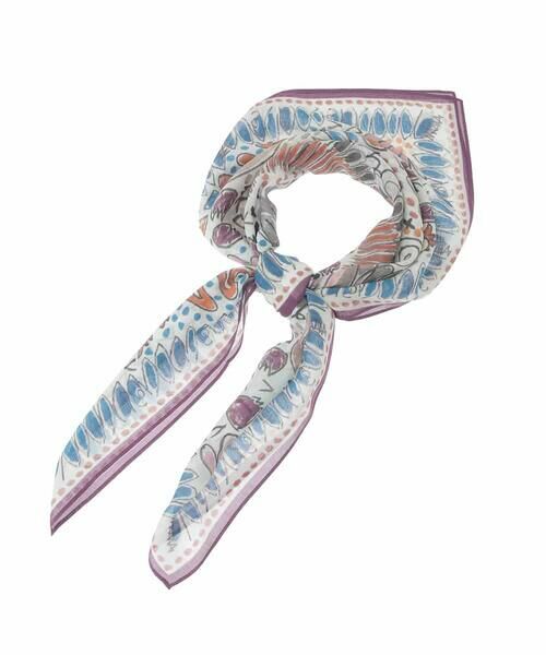 HIROKO KOSHINO / ヒロココシノ マフラー・ショール・スヌード・ストール | ペンギンプリントスカーフ | 詳細4