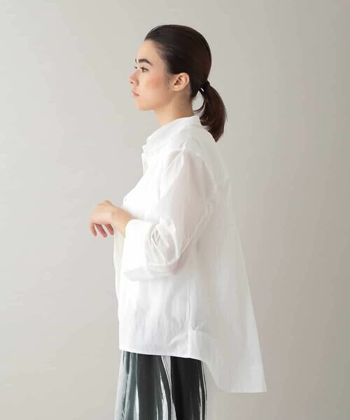 HIROKO KOSHINO / ヒロココシノ シャツ・ブラウス | バックタックデザインシャツ /日本製/洗える | 詳細1