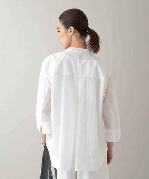 HIROKO KOSHINO / ヒロココシノ シャツ・ブラウス | バックタックデザインシャツ /日本製/洗える | 詳細2