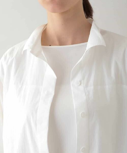 HIROKO KOSHINO / ヒロココシノ シャツ・ブラウス | バックタックデザインシャツ /日本製/洗える | 詳細3
