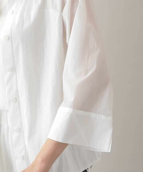 HIROKO KOSHINO / ヒロココシノ シャツ・ブラウス | バックタックデザインシャツ /日本製/洗える | 詳細5