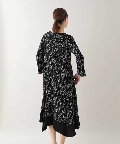 HIROKO KOSHINO / ヒロココシノ ロング・マキシ丈ワンピース | 小付きレオパード柄ワンピース /日本製 | 詳細3