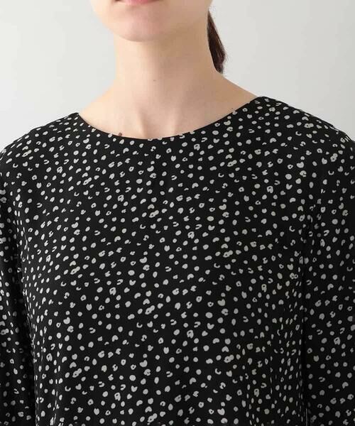 HIROKO KOSHINO / ヒロココシノ ロング・マキシ丈ワンピース | 小付きレオパード柄ワンピース /日本製 | 詳細4